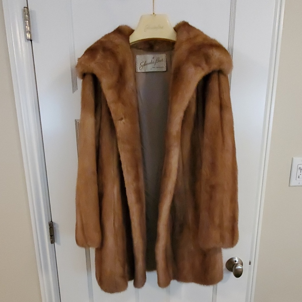 Vintage mink coat scheider  bros